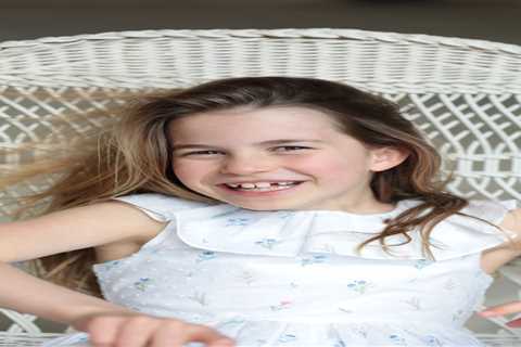Princess Charlotte beams for mum Kate’s camera in adorable snap to mark her eighth birthday