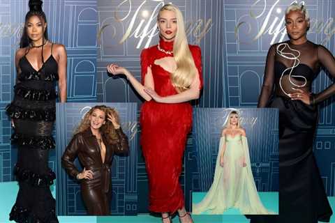 On the Scene at Tiffany & Co ‘Landmark’ Grand Opening: Blake Lively in Brandon Maxwell, Gabrielle..