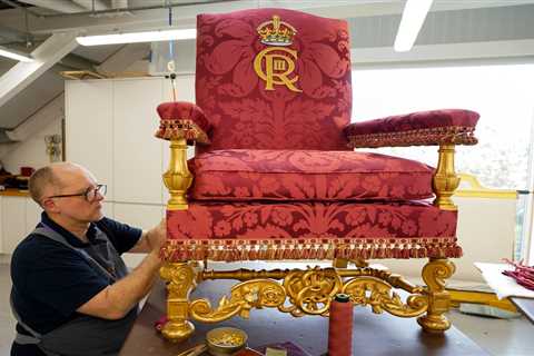 King Charles to recycle George VI’s throne at coronation in spirit of ‘sustainability’