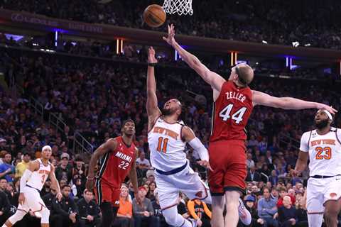 Knicks crumble in second half as Heat take Game 1