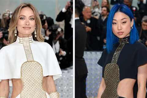 Olivia Wilde And Vogue China's Margaret Zhang Appeared To Wear The Same Dress To The 2023 Met Gala