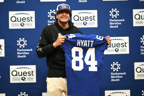 Giants rookie Jalin Hyatt out to prove he is more than his speed