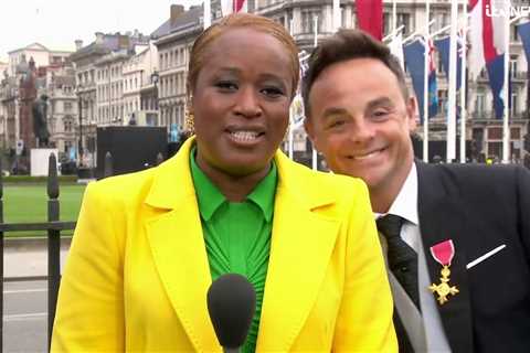 ITV News gatecrashed by Ant and Dec as they interrupt Charlene White during Coronation coverage