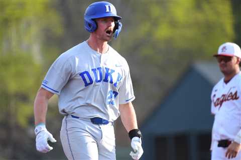 Duke’s MJ Metz crushes three home runs with torn ACL