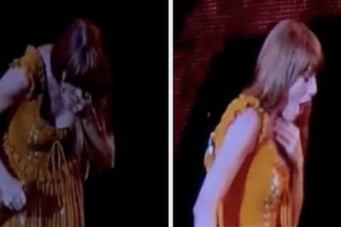 Taylor Swift Swallowed A Bug Mid-Performance Last Night And Handled It Like A Pro