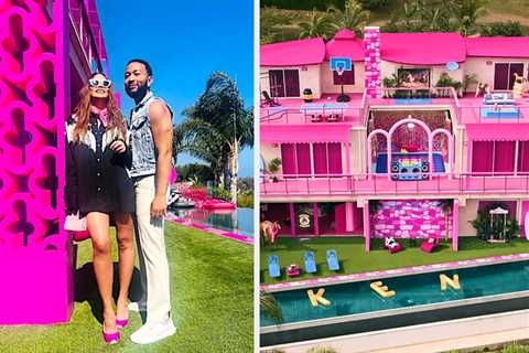 It Looks Like Chrissy Teigen And John Legend Had A Very Pink, And Very Awesome, Staycation At..