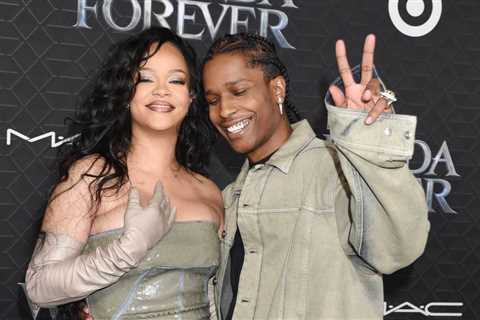 Rihanna Shares Angelic Photo of A$AP Rocky Holding Baby RZA: ‘My Bajan Boyz’