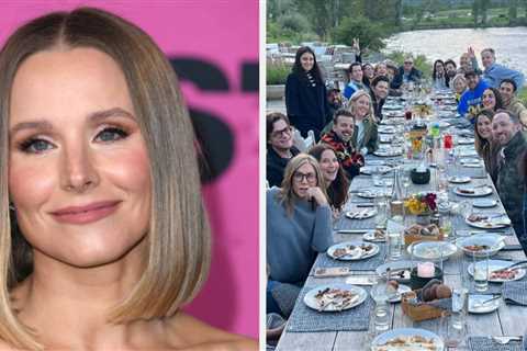 Kristen Bell Shared A Photo Of Her Friends Eating Dinner, And It's The Most Intense Guest List Ever