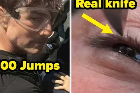 15 Times Tom Cruise Did The Absolute MOST When Making A Movie, Including Driving A Motorcycle Off A ..