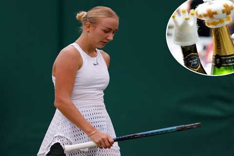 Umpire scolds fans for champagne bottle popping in ‘most Wimbledon warning’ ever