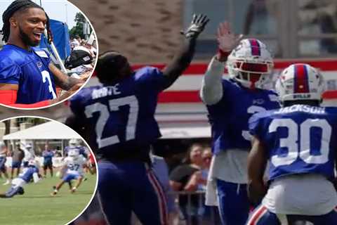 Damar Hamlin makes impressive interception at Bills training camp in heartwarming scene