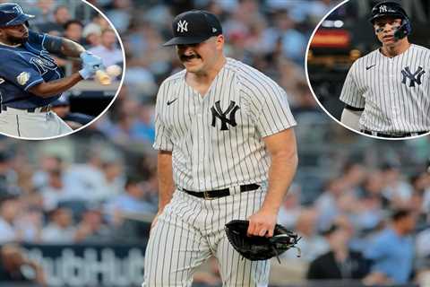 Yankees fall flat again in loss to Rays as skid hits three after quiet trade deadline