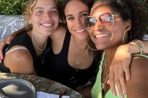 New ‘clue’ Meghan Markle is returning to Instagram as she beams in a birthday selfie with pals over ..