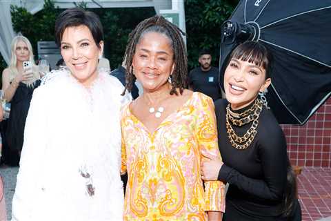 Meghan Markle’s mum Doria Ragland parties with Kris Jenner and Kim Kardashian at glitzy..
