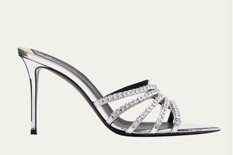 Bomb Accessories of the Day: Splurge $1,150 on Giuseppe Zanotti’s Crystal Metallic Stiletto Mules