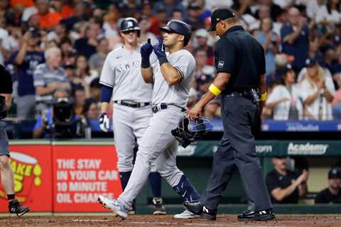 Jasson Dominguez’s moonshot home run propels Yankees to rare sweep of Astros