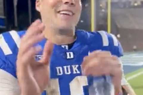 Duke QB Riley Leonard’s plea for extension shot down by professor: ‘No way, man’