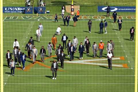 Survivor Mike Hollins scores touchdown in emotional first home game since UVA shooting