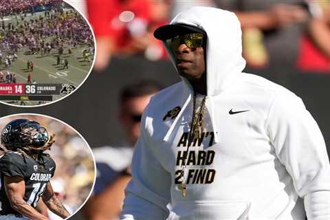 Colorado dominates rival Nebraska as fans storm field after Deion Sanders’ home debut