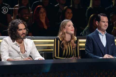 Katherine Ryan Calls Out Russell Brand as Alleged 'Predator' on Comedy Show