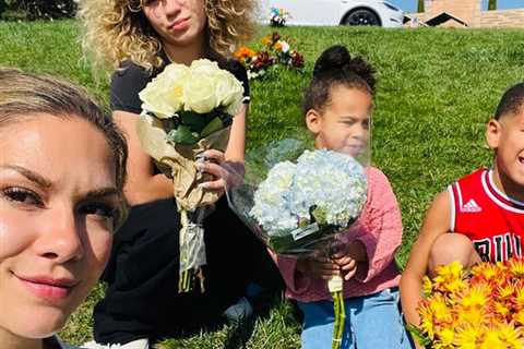 Allison Holker and Kids Visit Stephen 'tWitch' Boss' Gravesite on First Birthday Since His Tragic..