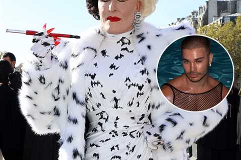 Drag Queen Alexis Stone Nails Glenn Close Cruella De Vil Transformation for Paris Fashion Week