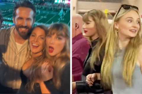23 Behind-The-Scenes Moments From Taylor Swift, Sophie Turner, And More Attending The Chiefs Vs...