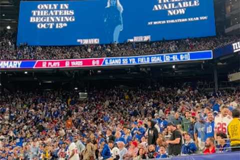 Giants fans boo Taylor Swift ad during Monday night debacle