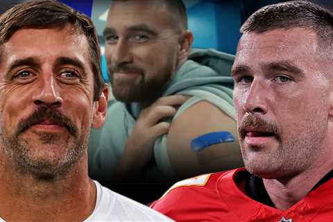 Aaron Rodgers Takes Shot At Travis Kelce, 'Mr. Pfizer'