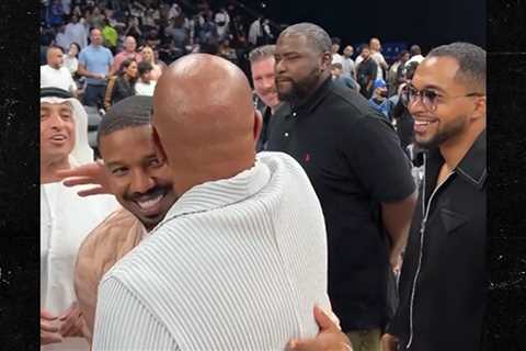 Michael B. Jordan & Steve Harvey Show Love After Lori Harvey Split