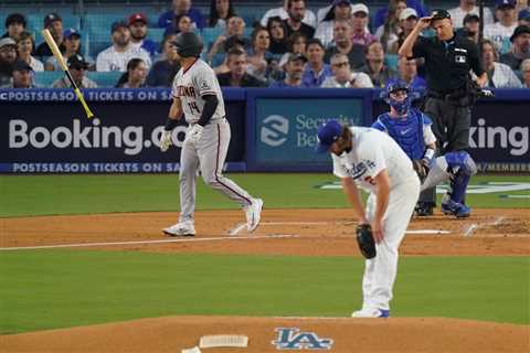 Clayton Kershaw’s nightmare outing sinks Dodgers in blowout loss to Diamondbacks