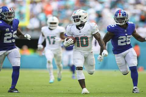 Dolphins’ ‘real-deal speed’ was too much for Giants defense