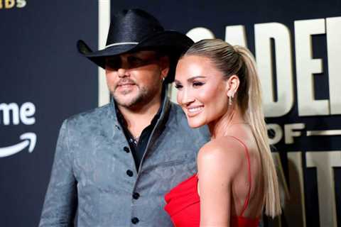 Jason Aldean & Wife Brittany Dress as Donald Trump & Joe Biden in Halloween Presidential..