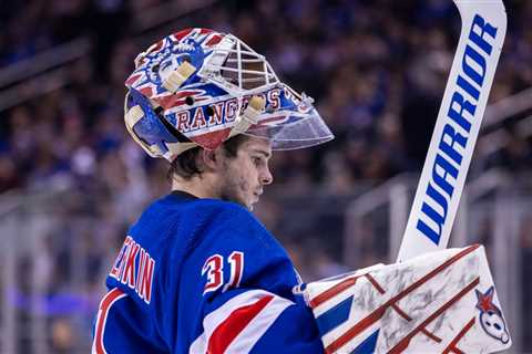 Igor Shesterkin out for second straight Rangers game