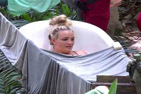 Rochelle Humes left shocked as husband Marvin serenades Jamie Lynn Spears in the bath on I'm A Celeb