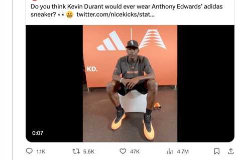 Adidas beefing with ‘dusty’ Kevin Durant in social media skirmish