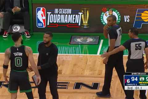 Jayson Tatum ‘shocked’ by rare ejection in Celtics win: ‘Wasn’t that f–king mad’