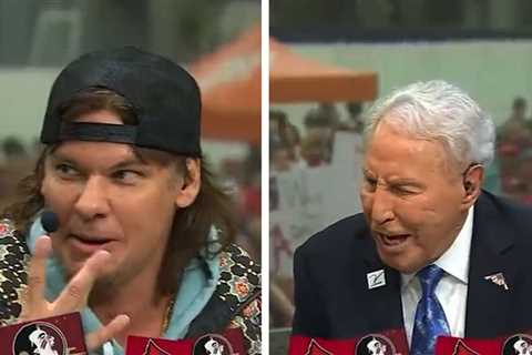 Theo Von Baffles Lee Corso With His Picks on ESPN's 'College GameDay'