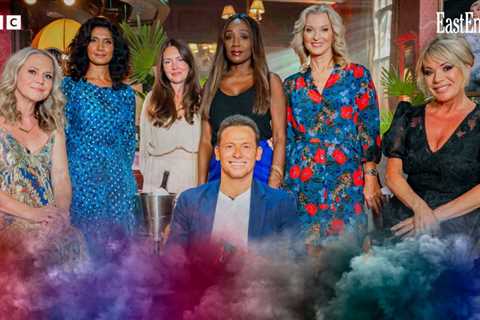 EastEnders fans spot hilarious fake tan blunder in new snap and say star has ‘two different legs’