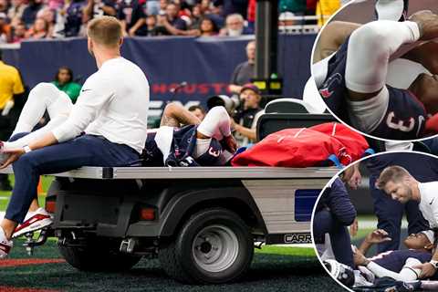 Tank Dell suffers leg fracture in huge Texans injury blow
