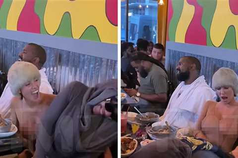 Kanye West's Wife Bianca Censori Breaks Cold Exterior, Enjoys Lap Dance