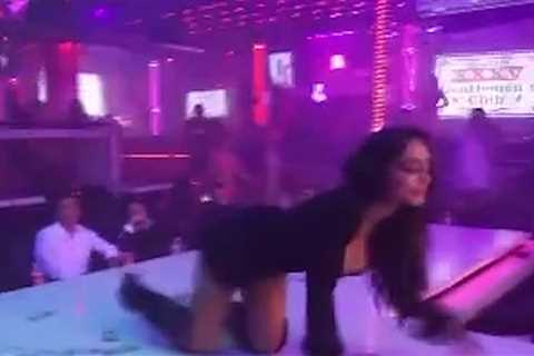 'Jersey Shore' Star Angelina Pivarnick Dances at Strip Club as Money Flies