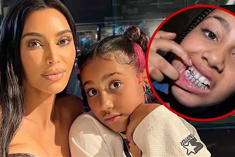 North West Shows Off Her New Diamond Grill in Up-Close Selfie