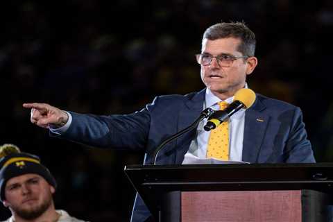Falcons plan for second Jim Harbaugh interview as Bill Belichick speculation swirls