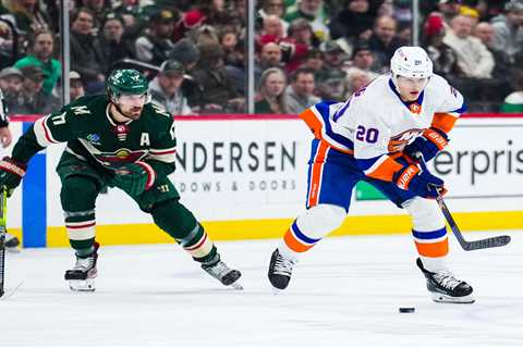 Hudson Fasching learning ‘different style’ in elevated role with pair of Islanders out