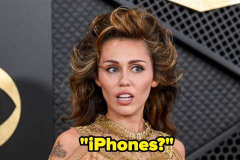 Miley Cyrus Hilariously Called Out Paparazzi For Using iPhones At The Grammys