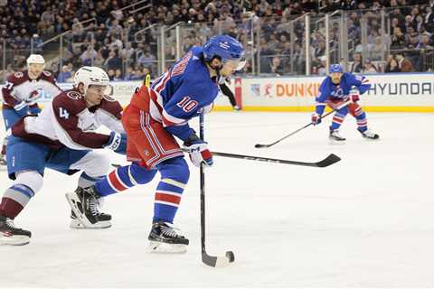 Rangers come alive late in OT win over Avalanche in return from break