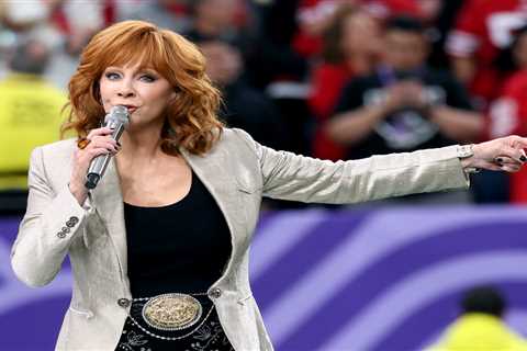 How long was Reba McEntire’s Super Bowl 2024 national anthem?