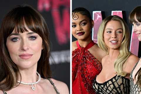 Dakota Johnson Joked That She’s Excluded From The “Madame Web” Cast Group Chat Because She’s A..