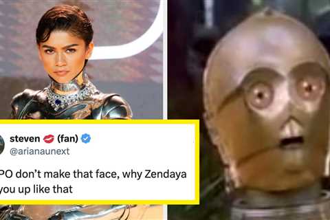 The Funniest Tweets About Zendaya's Jaw-Dropping Robot Suit